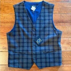 NWT Joseph Abboud Men’s Vest Gray/Navy Size L